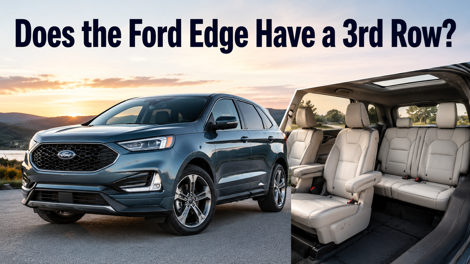Does the Ford Edge Have a 3rd Row?