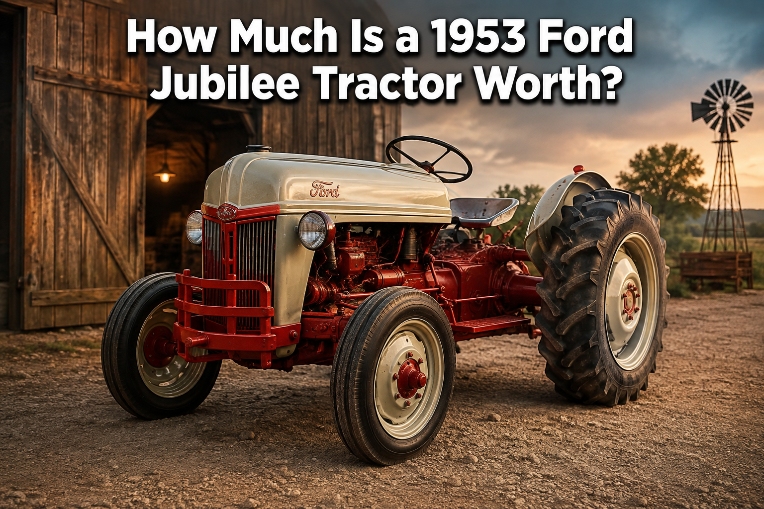 How Much Is a 1953 Ford Jubilee Tractor Worth?