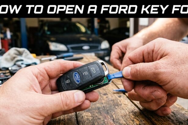 How to Open a Ford Key Fob