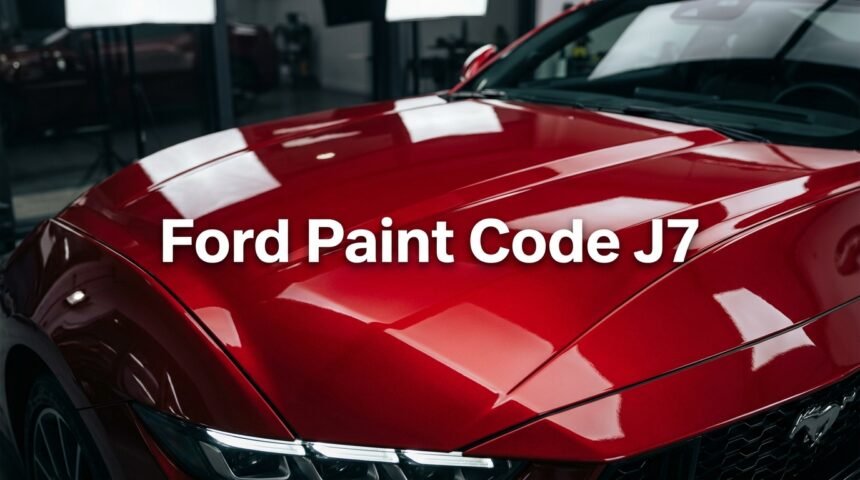 Ford Paint Code J7